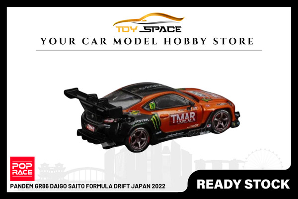 POP RACE] 1:64 PANDEM GR86 Daigo Saito Formula Drift Japan 2022