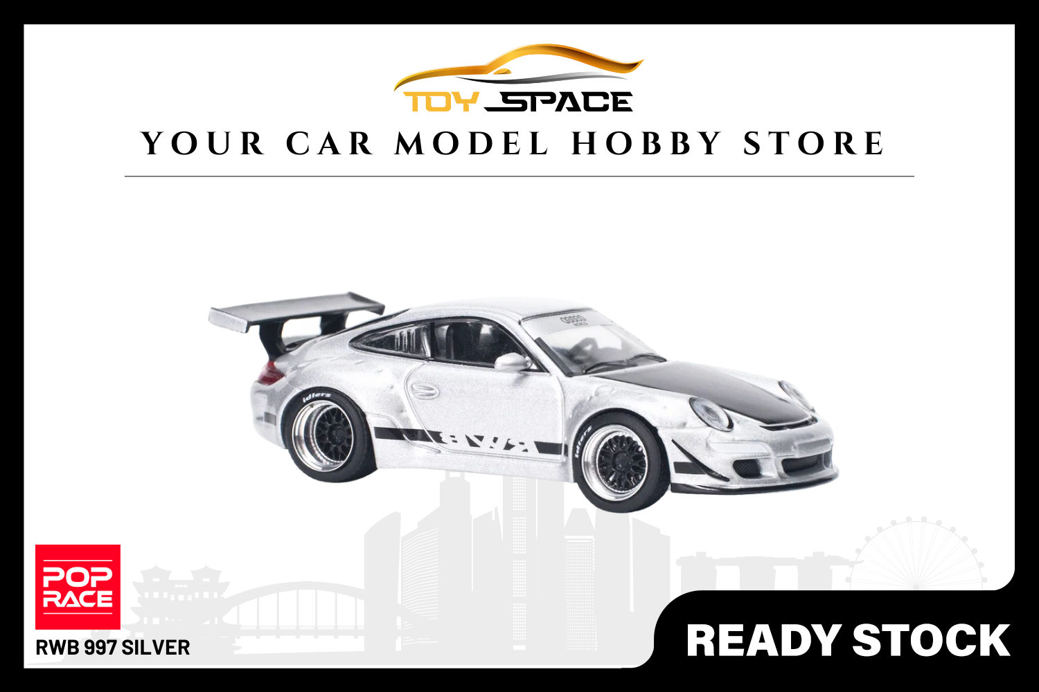[POP RACE] 1:64 RWB 997 Silver