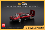 [POP RACE] 1:64 Skyline GT-R V8 Drift (Hakosuka) Red Black - Toy Space Diecast Online Store Singapore