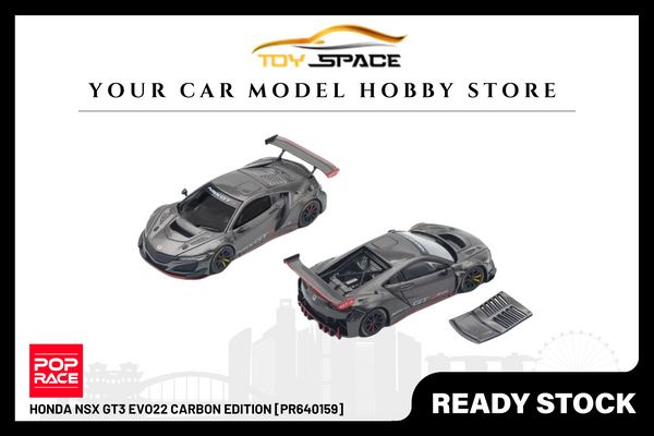 [POP RACE] 1:64 Honda NSX GT3 EVO22 Carbon Edition