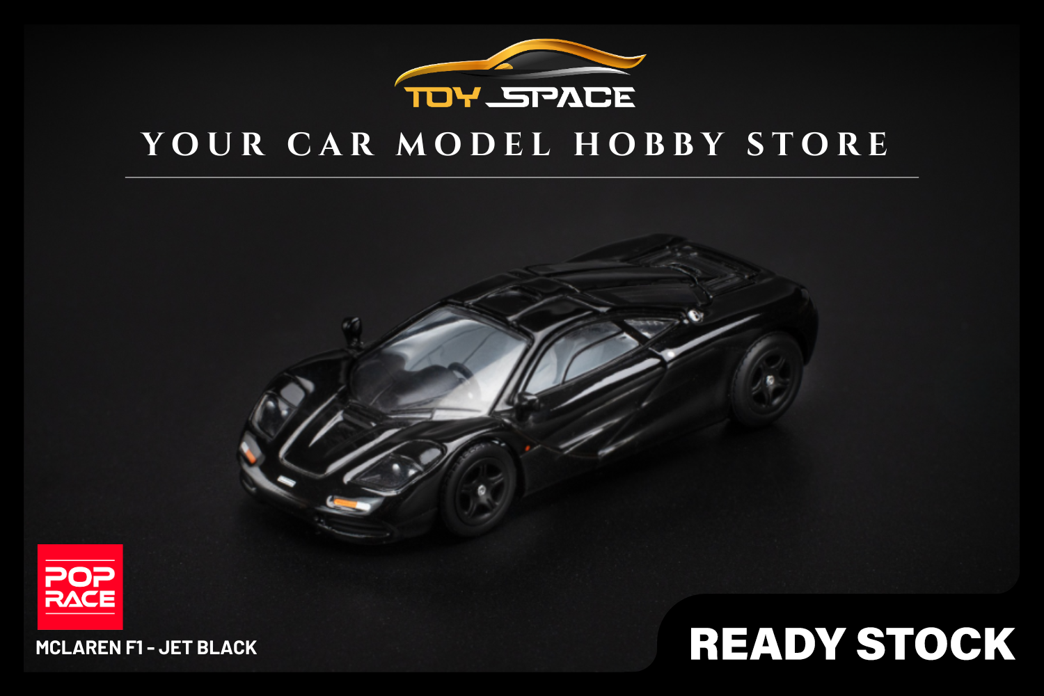 [POP RACE] 1:64 Mclaren F1 - Jet Black