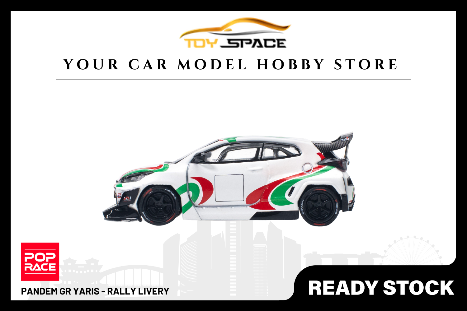 [POP RACE] 1/64 Pandem GR Yaris - Rally Livery
