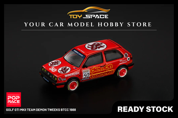 [POP RACE] 1:64 Golf GTI MkII Team Demon Tweeks BTCC 1988
