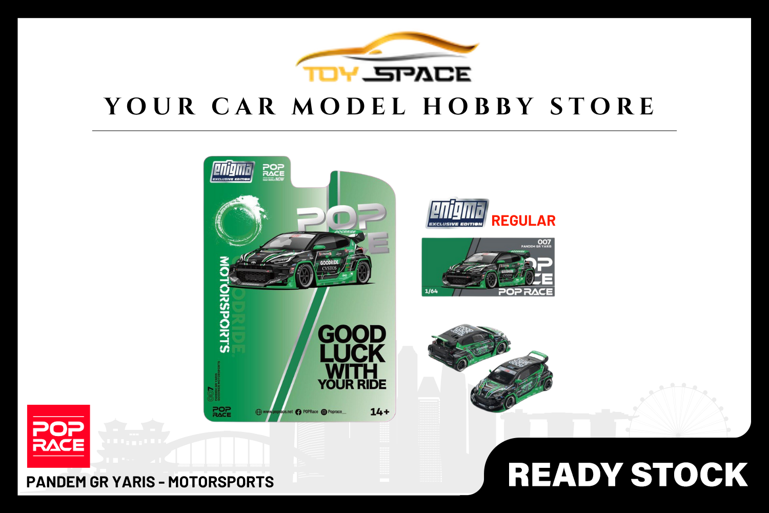 [POP RACE] 1:64 Pandem GR Yaris - MotorSports