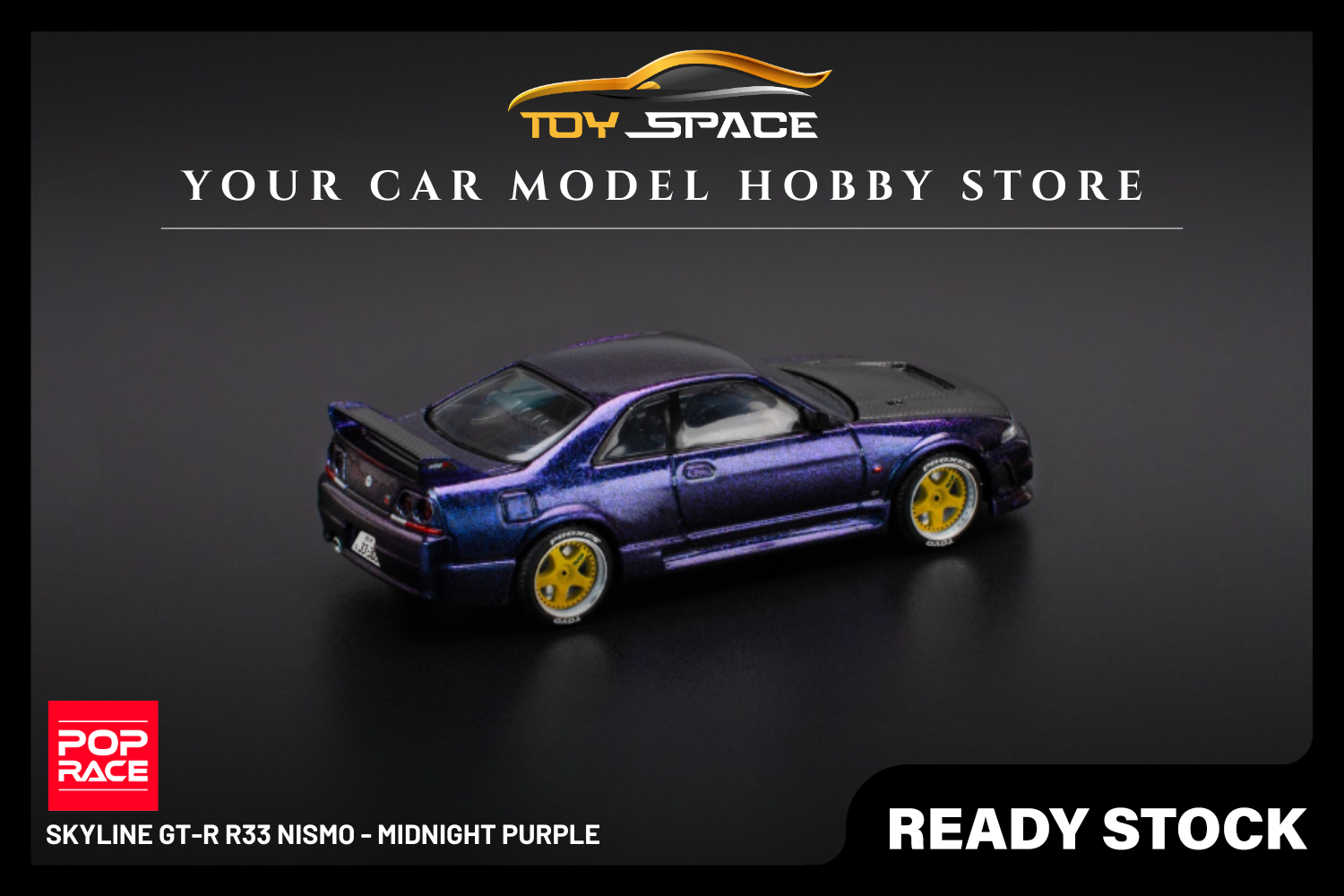 [POP RACE] 1:64 Skyline GT-R R33 Nismo - Midnight Purple