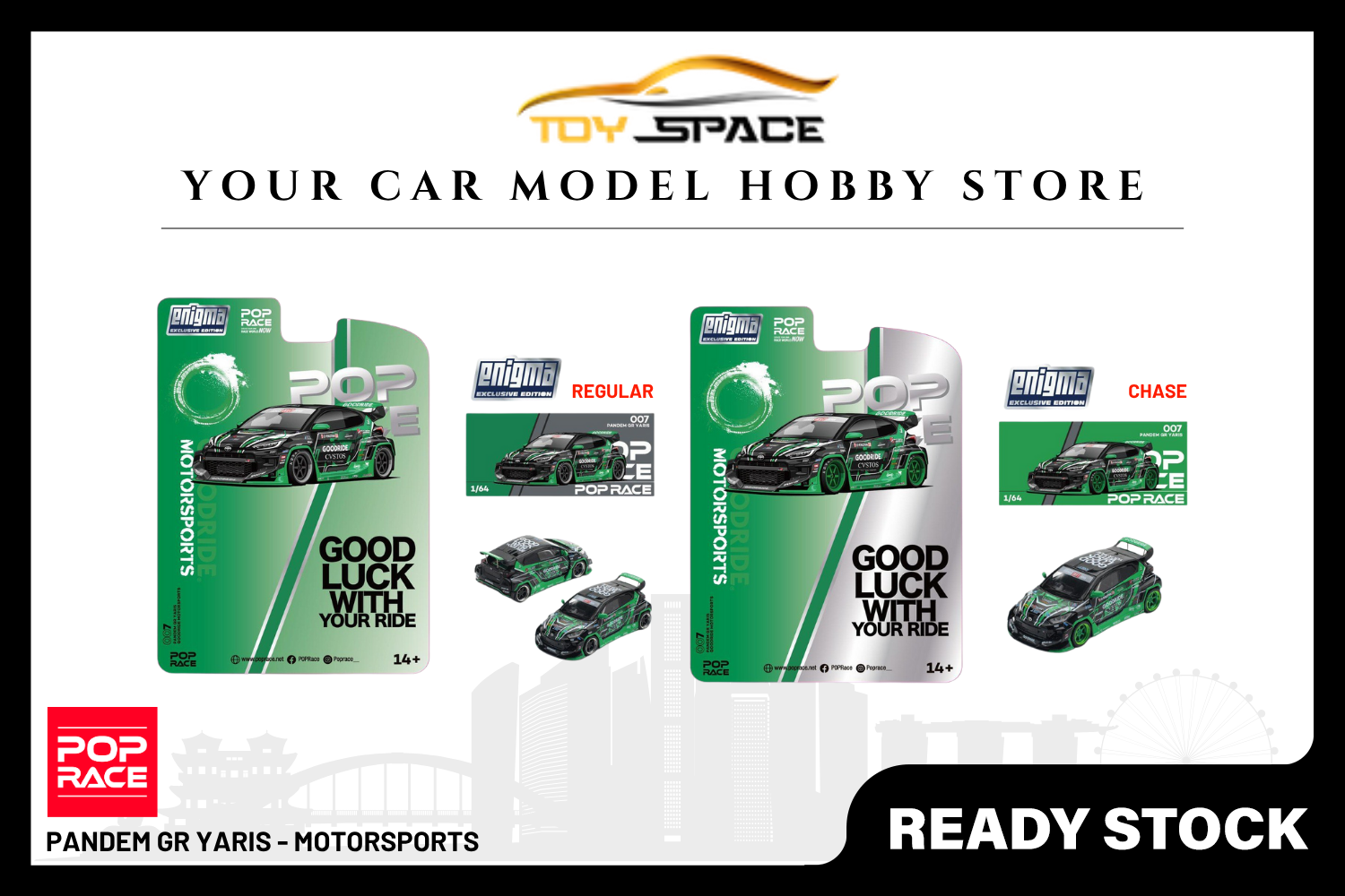 [POP RACE] 1:64 Pandem GR Yaris - MotorSports