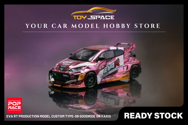 [POP RACE] 1:64 Eva RT Production Model Custom Type-08 Goodride GR Yaris