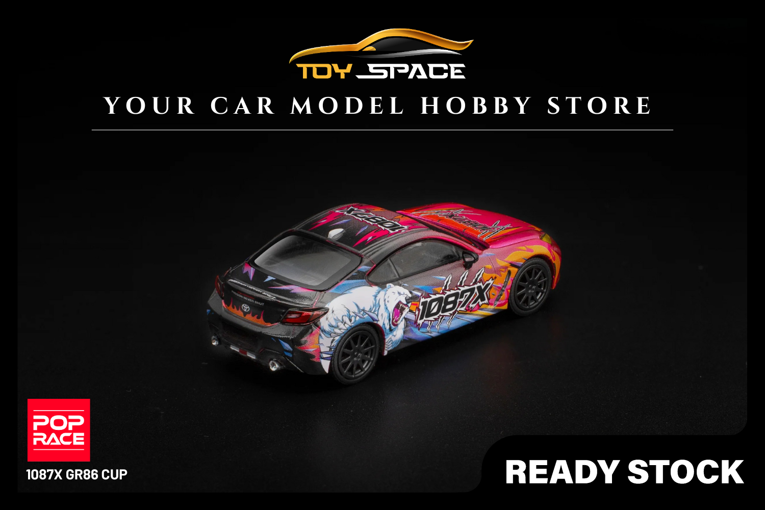 [POP RACE] 1:64 1087X GR86 Cup