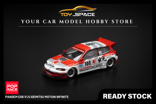 [POP RACE] 1:64 Pandem EG6 V1.5 Idemitsu Motion Infinite