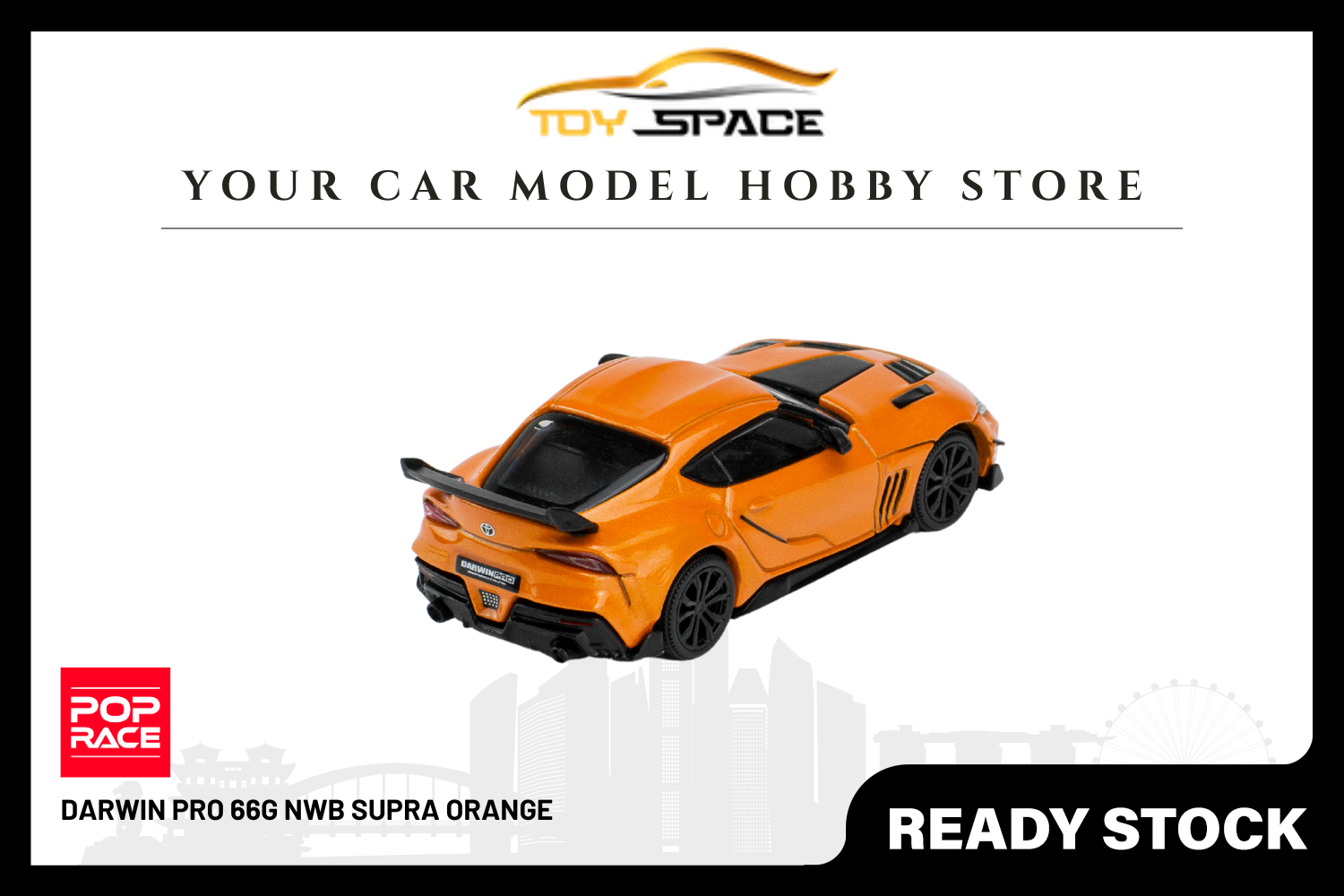 [POP RACE] 1/64 Darwin Pro 66G NWB Supra Orange