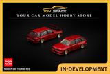 [POP RACE] 1:64 Pandem E30 Touring Red - Toy Space Diecast Online Store Singapore