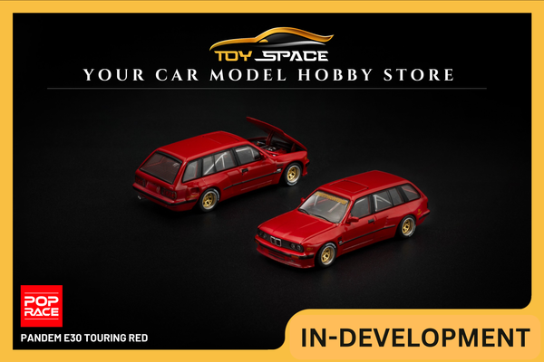 [POP RACE] 1:64 Pandem E30 Touring Red