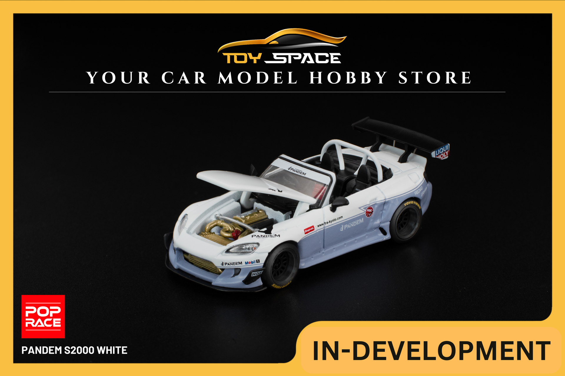 POP RACE] 1:64 Pandem S2000 White
