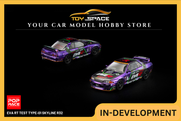 [POP RACE] 1:64 Eva RT Test Type-01 Skyline R32 - Toy Space Diecast Online Store Singapore