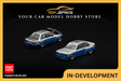 [POP RACE] 1:64 Pandem E30 Silver - Toy Space Diecast Online Store Singapore