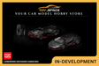 [POP RACE] 1:64 Lamborghini Centenario Carbon Red - Toy Space Diecast Online Store Singapore