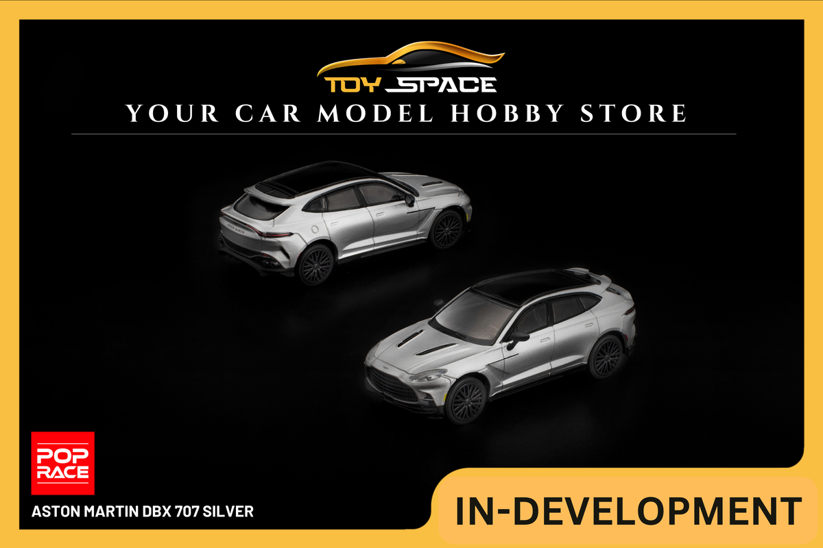 [POP RACE] 1:64 Aston Martin DBX 707 Silver