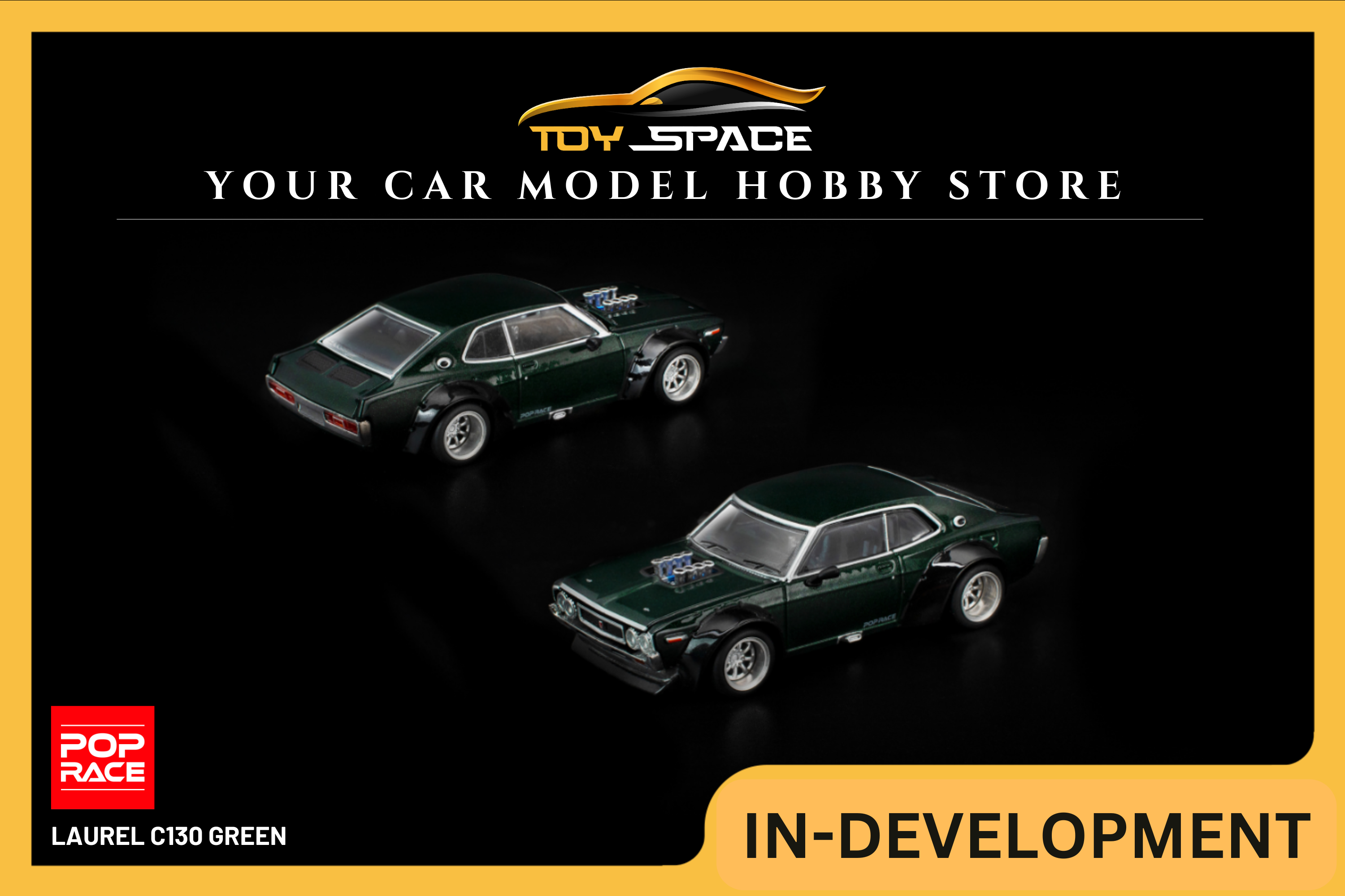 [POP RACE] 1:64 Laurel C130 Green