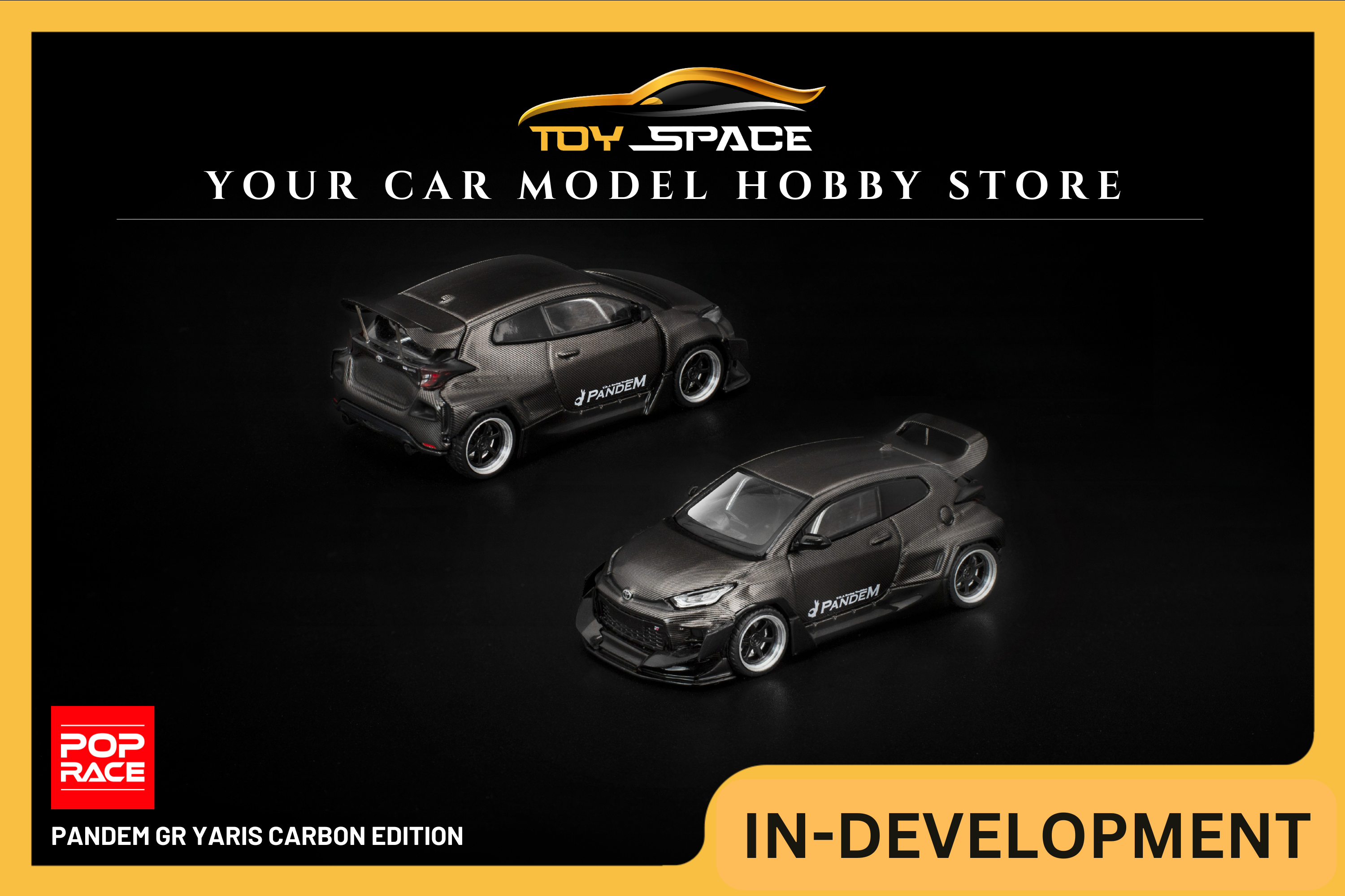 [POP RACE] 1:64 Pandem GR Yaris Carbon Edition