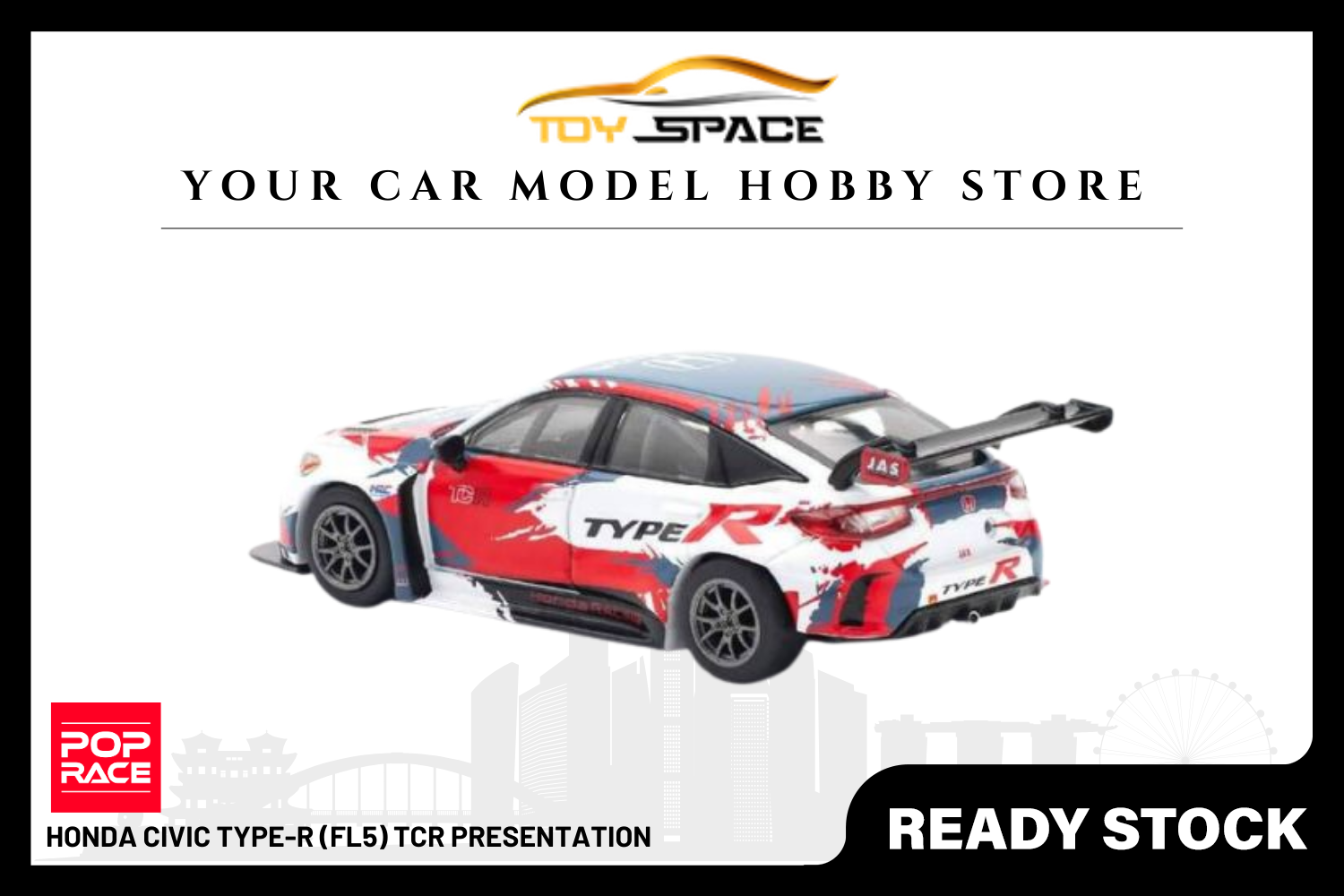 [POP RACE] 1:64 Honda Civic Type-R (FL5) TCR Presentation