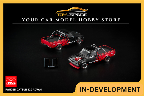 [POP RACE] 1:64 Pandem Datsun 620 Advan