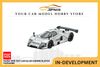 [POP RACE] 1:64 Mazda 787B Test Car Silver Chrome Blister Packaging