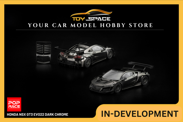 [POP RACE] 1:64 Honda NSX GT3 Evo22 Dark Chrome