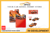 [POP RACE] 1:64 PANDEM 620 Pickup Orange Chrome - Toy Space Diecast Online Store Singapore