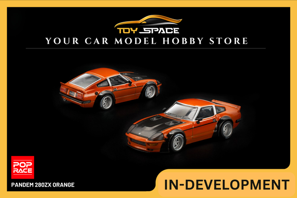 [POP RACE] 1:64 Pandem 280ZX Orange