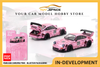 [POP RACE] 1:64 RWB 930 Chrome Pink - Blister Packaging
