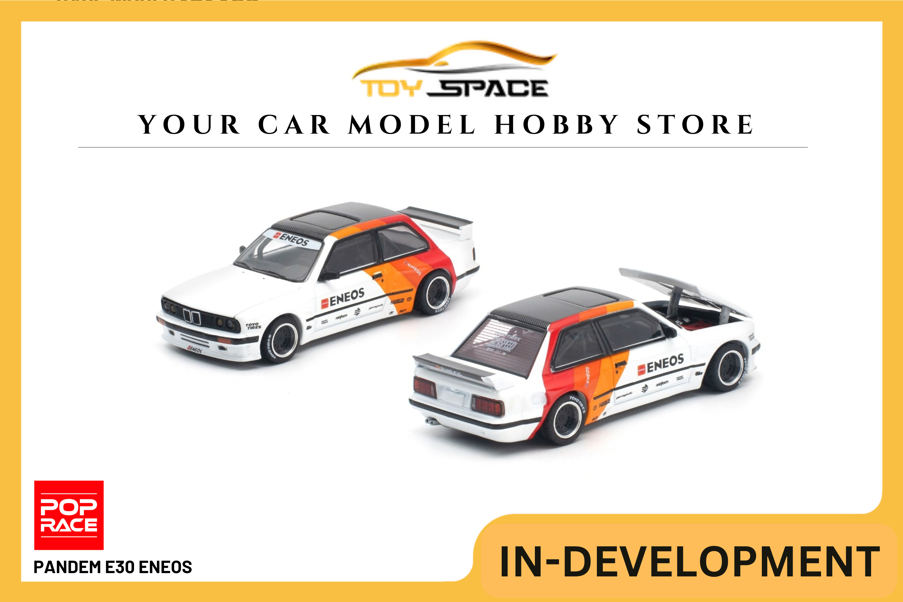 [POP RACE] 1:64 PANDEM E30 Eneos
