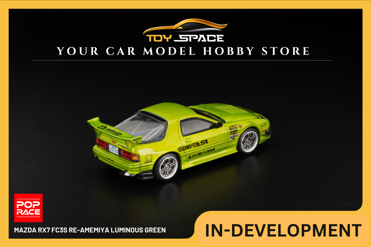 [POP RACE] 1:64 Mazda RX7 FC3S Re-Amemiya Luminous Green