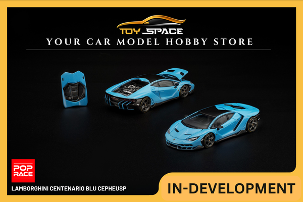 [POP RACE] 1:64 Lamborghini Centenario Blu Cepheusp