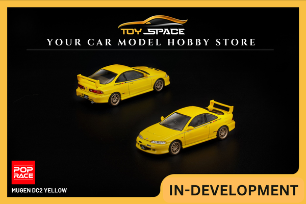 [POP RACE] 1:64 Mugen DC2 Yellow