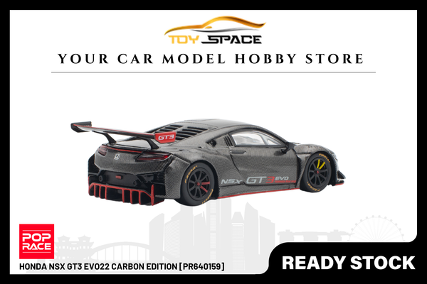 [POP RACE] 1:64 Honda NSX GT3 EVO22 Carbon Edition