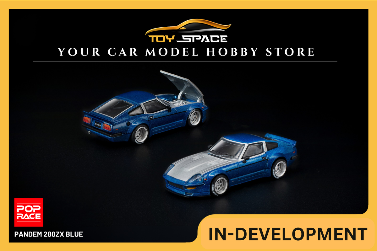 [POP RACE] 1:64 PANDEM 280ZX Blue