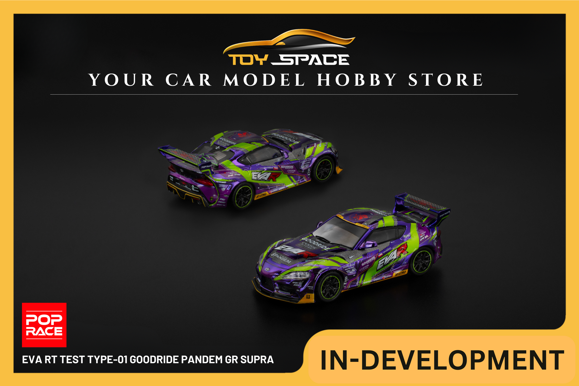 POP RACE] 1:64 Eva RT Test Type-01 Goodride Pandem GR Supra
