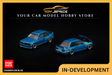 [POP RACE] 1:64 Pandem E30 Blue - Toy Space Diecast Online Store Singapore