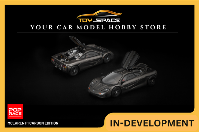[POP RACE] 1:64 Mclaren F1 Carbon Edition - Toy Space Diecast Online Store Singapore