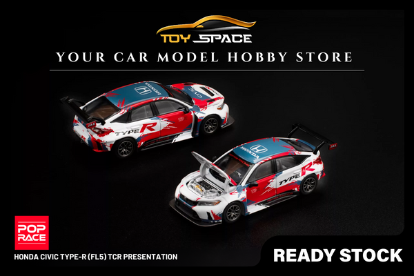 [POP RACE] 1:64 Honda Civic Type-R (FL5) TCR Presentation