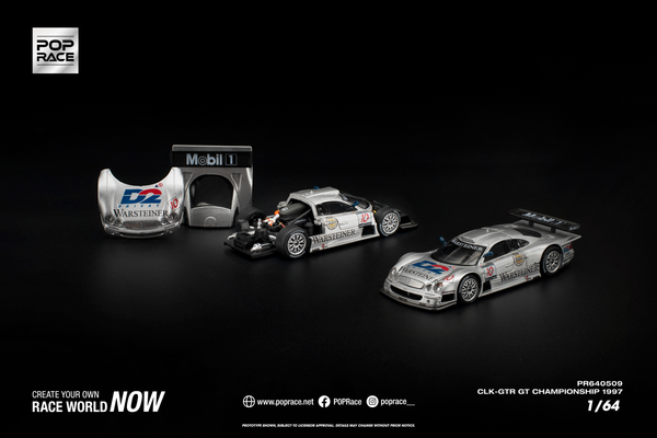 [POP RACE] 1:64 Mercedes-Benz AMG CLK GTR FIA GT Championship 1997