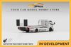 [MICRO TURBO] 1:64 Custom Tow Truck Rocket Bunney White
