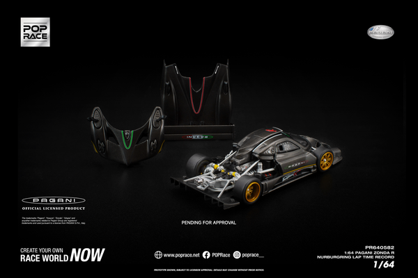[POP RACE] 1:64 Pagani Zonda R Nurburgring Lap Time Record