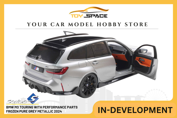 [SOLIDO] 1:18 BMW M3 Touring With Performance Parts Frozen Pure Grey Metallic 2024