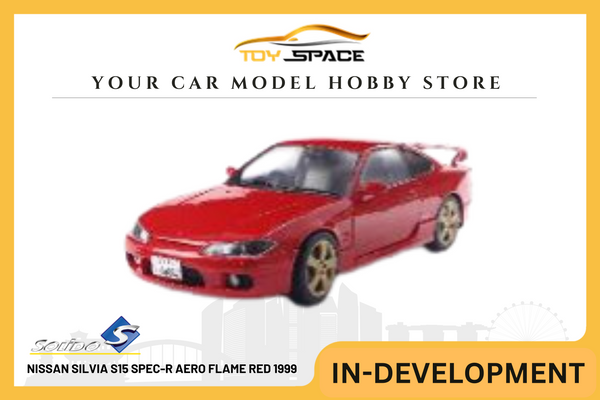 [SOLIDO] 1:18 Nissan Silvia S15 Spec-R Aero Flame Red 1999