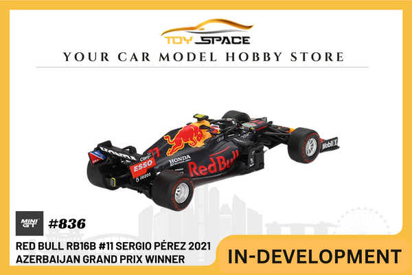 [MINI GT] Red Bull RB16B #11 Sergio Pérez 2021 Azerbaijan Grand Prix Winner