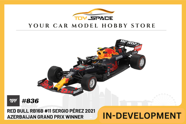 [MINI GT] Red Bull RB16B #11 Sergio Pérez 2021 Azerbaijan Grand Prix Winner