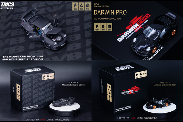 [PGM] 1:64 Porsche Chopin 992S & RWB 964 [2026 TMCS Limited Edition]