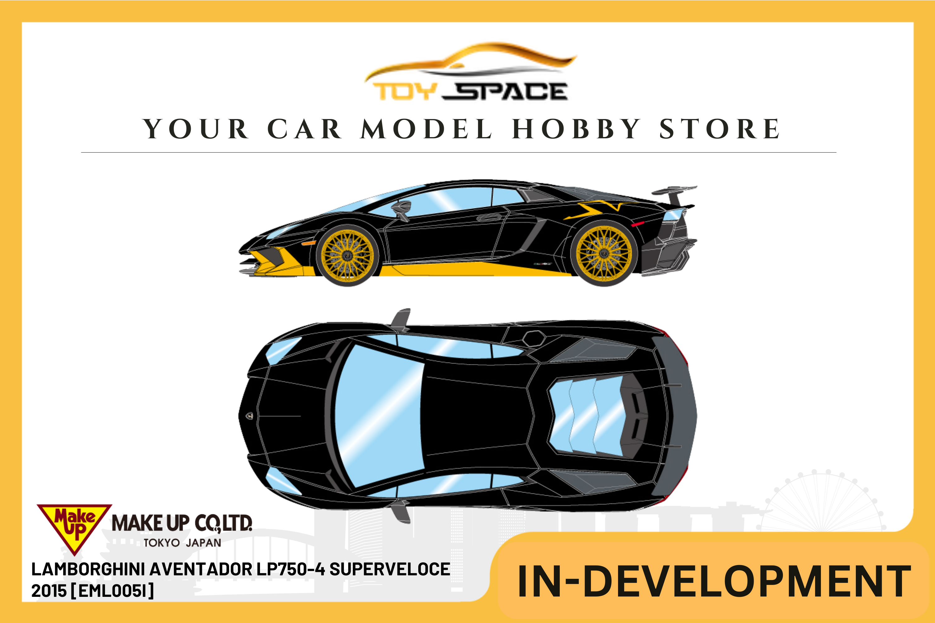 [MAKE UP] 1:18 Lamborghini Aventador LP750-4 Superveloce 2015 [EML005I]