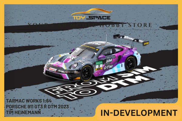 [TARMAC WORKS] 1:64 Porsche 911 GT3 R DTM 2023 Tim Heinemann - HOBBY64